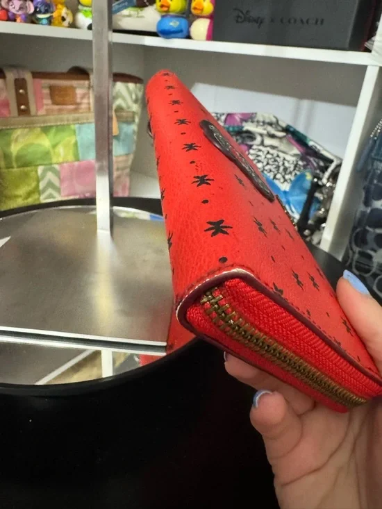 Coach x Disney Mickey Mouse Zip Wallet - Picture 6 of 9